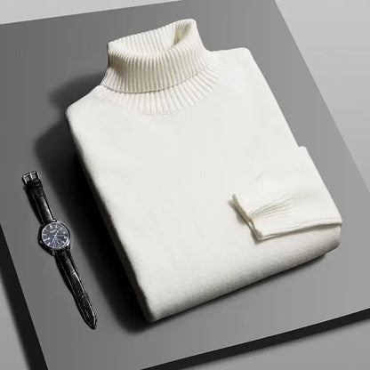 Premium Ribbed Turtleneck Sweater