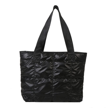 Quilted Puffer Tote Bag