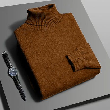 Premium Ribbed Turtleneck Sweater